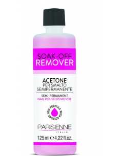 Parisienne Soak-Off Remover - Acetone per Smalto Semipermanente 125ml